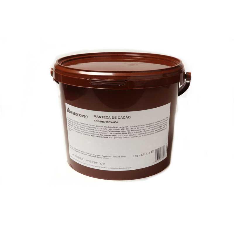 Manteca Cacao Chocovic 4x3kg