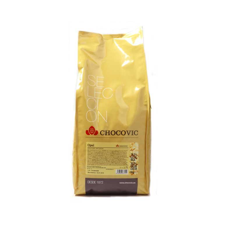 Chocolate Blanco Opal 30% Gotas 2x5kg