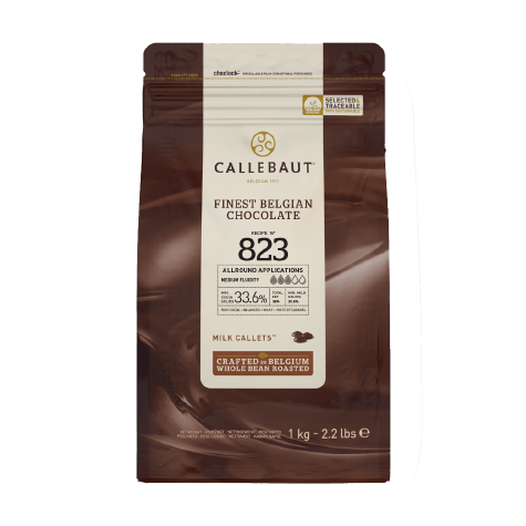 Chocolate A/Leche Callebaut 823 Gotas 2.5kg