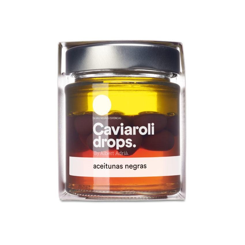 Aceitunas Drops Negras Caviaroli 70g V/30un