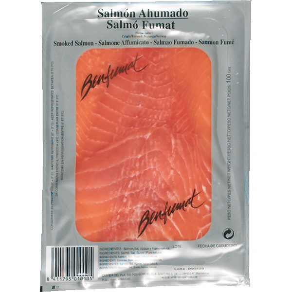 Salmon Ahumado Precortado Benfumat 1.5kg±