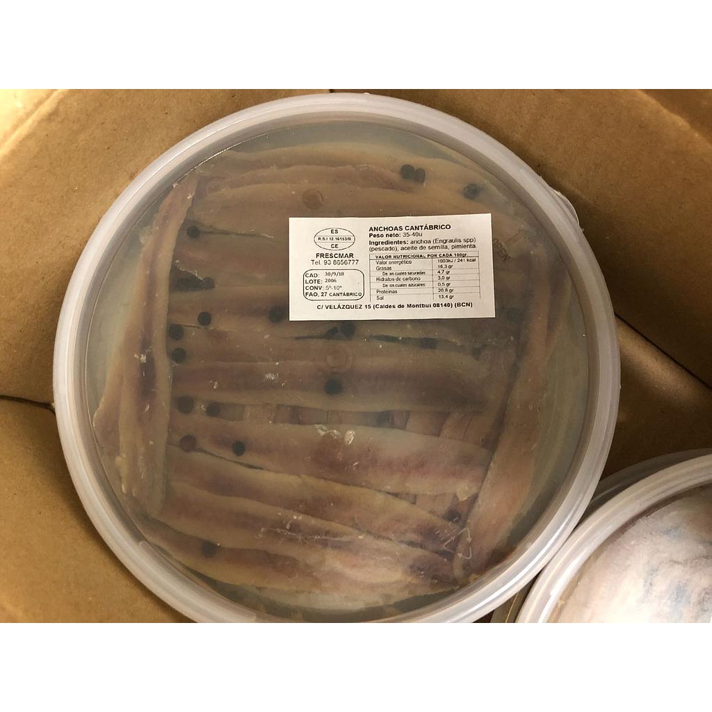 Anchoa 00 Cantábrico 50 Filetes 10x500g