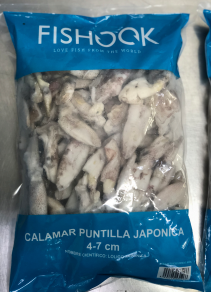 Calamar Puntilla Vietnam Fishook 4-6 cm 7x1kg