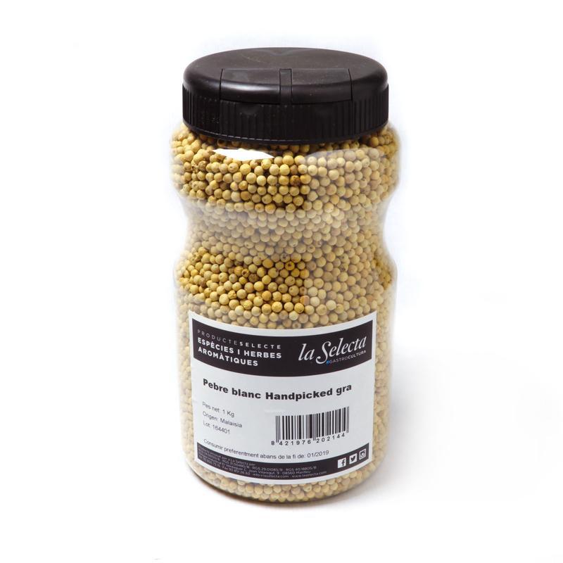 Pimienta Blanca Grano La Selecta Bote 1kg