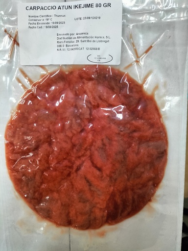 [PC325113] Tonyina Vermella Carpaccio 50g
