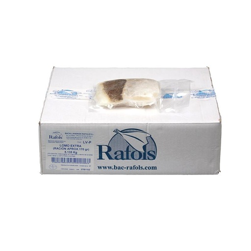 [C3214104] Bacalao Lomo Islandia Rafols 140-170 g/pz 5kg