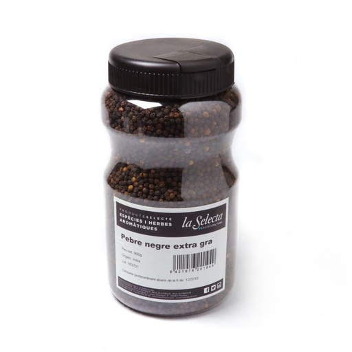 [SL-ESP014] Pimienta Negra Extra Grano La Selecta Bote 900g